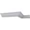 Ekena Millwork 4 3/8"H x 4 3/8"P x 6 1/8"F x 94 1/2"L Loera Crown Moulding MLD04X04X06LO - alternate 10